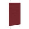 vidaXL Pliss&eacute;gardin Bordeaux R&oslash;d 80x150 cm Stoffbredde 79,4 cm