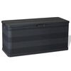 vidaXL Putekasse 117x45x56 cm svart