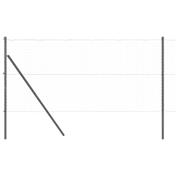 vidaXL Gjerdepåle Annet 26 pcs Grå 3,2 x 3,2 x 190 cm Stål