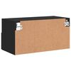 vidaXL Veggmonterte TV-benker svart 60x30x30 cm konstruert tre