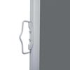 vidaXL Uttrekkbar sidemarkise dobbel 170x600 cm antrasitt