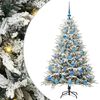 vidaXL Kunstig Forh&aring;ndsbelyst Juletre med Ballettsett Gr&oslash;nn 150 cm
