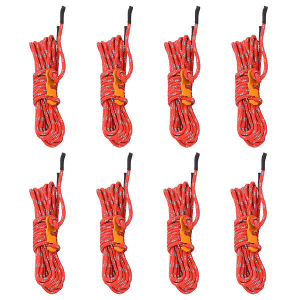 vidaXL Barduner med skiftenøkler reflekterende 8 stk 4 m 4 mm