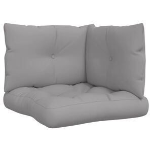 vidaXL Palleputer 3 stk polyester gr&aring;