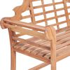 vidaXL Hagebenk 127x58,5x92,5 cm heltre teak