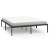 vidaXL Sengeramme i metall svart 150x200 cm