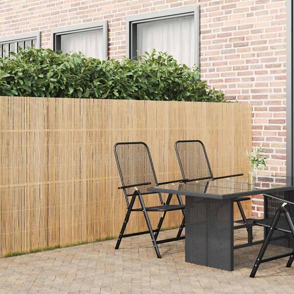 vidaXL Bambusgjerde Naturlig 600 x 150 cm Bambus