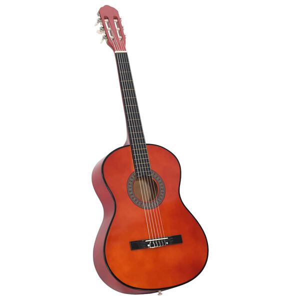 vidaXL Klassisk gitar nybegynnersett 12 deler 4/4 39"