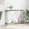 vidaXL Konsollbord Artisan Eik 100 x 22,5 x 75 cm Konstruert tre