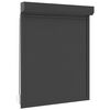 vidaXL Rullegardin Antrasitt 120 x 150 cm Aluminium og Polyuretan