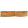vidaXL Bordplate med naturlig kant 140x20x2,5 cm heltre mango