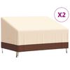 vidaXL 2-seters benktrekk 137x97x48/74 cm 600D oxfordstoff
