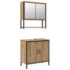 vidaXL Baderomsinnredningssett 2 stk. Brun 60 x 30 x 60 cm