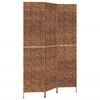 vidaXL Romdeler 3 paneler brun 122x180 cm vannhyasint