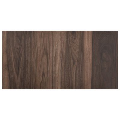 vidaXL Selvklebende gulvplanker 55 stk PVC 5,11 m² mørkebrun