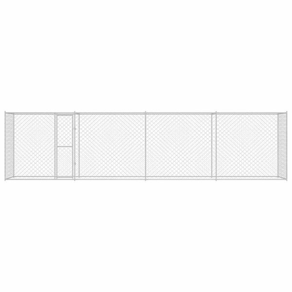 vidaXL Hundebur s&oslash;lv 800 x 200 x 200 cm Galvanisert St&aring;l