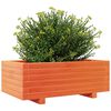vidaXL Plantekasse voksbrun 70x40x26,5 cm heltre furu