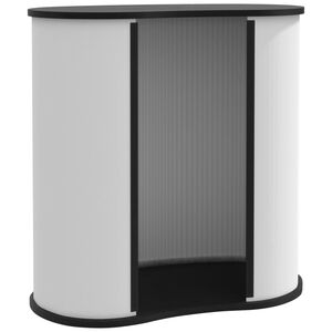 vidaXL Messedisk sammenleggbar 90x48x93 cm konstruert tre