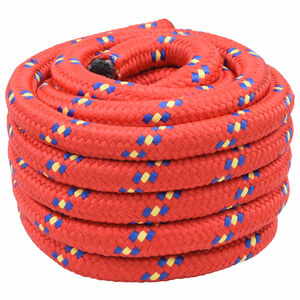 vidaXL B&aring;tsnor 3 mm 5 m R&oslash;d PP