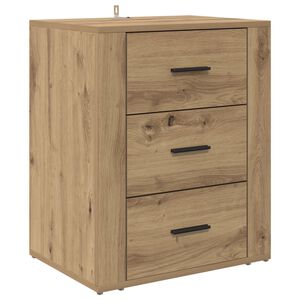 vidaXL Nattbordskap Artisan Eik 35 x 50 x 60 cm Konstruert tre