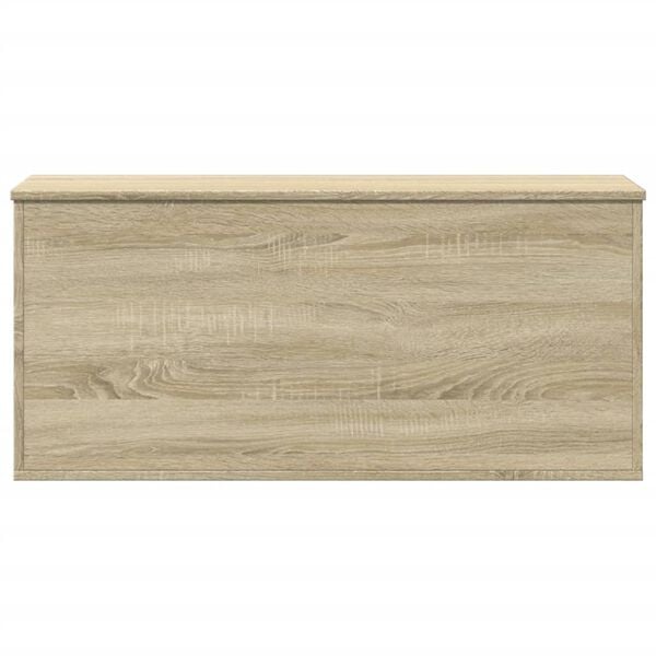 vidaXL Oppbevaringsboks sonoma eik 100x42x46 cm konstruert tre