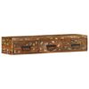 vidaXL Veggmontert TV-benk 100x30x19 cm gjenvunnet heltre