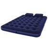 Bestway Oppbl&aring;sbar flokket luftseng pute luftpumpe 203x152x22cm 67374