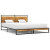 vidaXL Sengeramme metall 140x200 cm