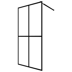 vidaXL Dusjskjerm frostet herdet glass 80x195 cm