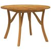 vidaXL Hagebord &Oslash; 110 cm heltre akasie