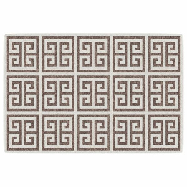 vidaXL Inne- og uteteppe kort luv flerfarget 120x180 cm sklisikkert