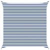 vidaXL Solskygge seil Bl&aring; og hvit 4 x 4 m 100% polyester Oxford