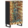 vidaXL Highboard med skuff 60x33x100 cm gjenvunnet heltre og jern