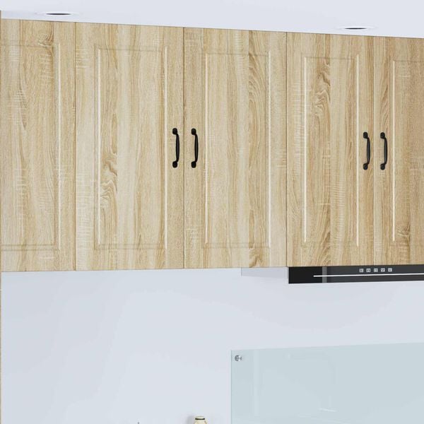 vidaXL Kj&oslash;kkenskap med hylle Sonoma eik 80 x 31 x 80 cm Konstruert tre