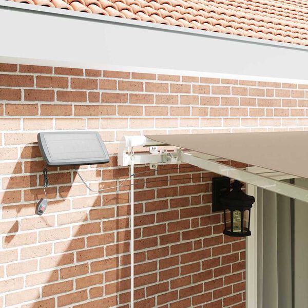 vidaXL Innvendbar Markise Beige 450 &times; 300 cm Stoff og st&aring;l