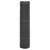 vidaXL Kontrollmatte for ugress svart 0,5x25 m PP