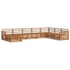 vidaXL Utend&oslash;rs sofa-sett 8 pcs Naturlig