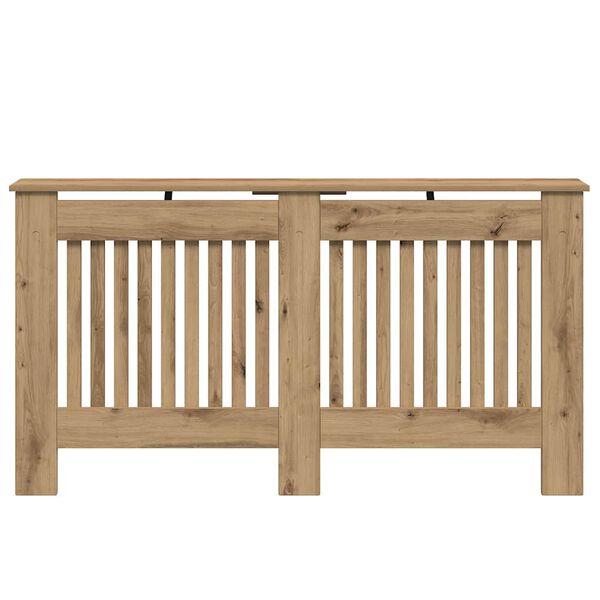vidaXL Radiator Deksel Artisan Eik 152 x 19 x 81,5 cm Konstruert tre