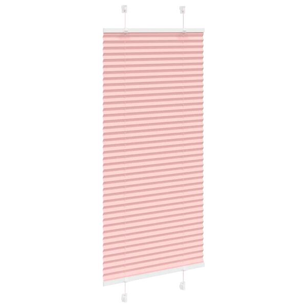 vidaXL pliss&eacute;gardin Rosa 65x150 cm Stoff Bredde 64,4 cm Polyester