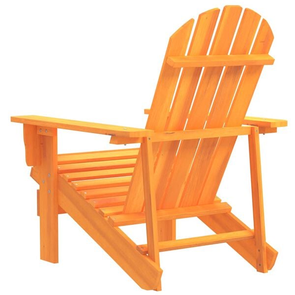 vidaXL Adirondack hagestol heltre gran oransje