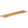 vidaXL Bordplate 160x40x2,5 cm naturlig kant heltre mango