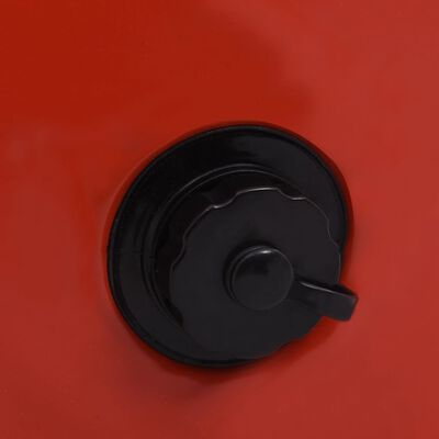 vidaXL Sammenleggbart hundebasseng rød 120x30 cm PVC