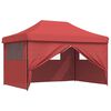 vidaXL Partytelt Burgunder 292 x 440 x 315 cm Oxford Stoff