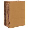 vidaXL Serviesskap med skuff Gamle tre 59 x 39 x 80 cm Konstruert tre