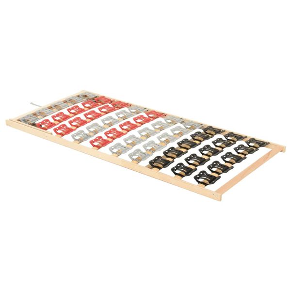 vidaXL Sengebunn med 12 lameller justerbar hodedel 70x200 cm