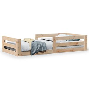vidaXL Sengeramme uten madrass 80x200 cm heltre furu