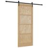 vidaXL Skyved&oslash;r ORKDAL Naturlig 86 x 211 cm Heltre furu