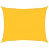 vidaXL Solseil 160 g/m&sup2; rektangul&aelig;r gul 6x8 m HDPE