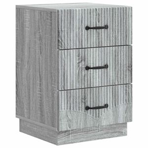 vidaXL Nattbordskap Gr&aring; sonoma 43 x 41 x 63,5 cm Konstruert tre