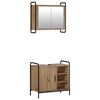vidaXL Baderomsskapsett 2 stk. Artisan eik 65,5 x 34 x 61 cm
